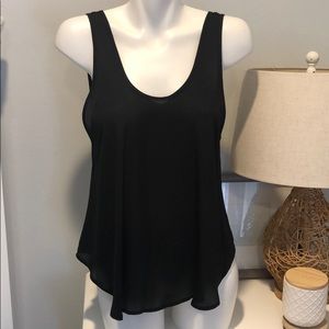Lush Black Tank Top - medium
